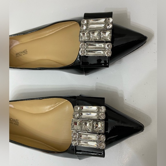 Michael KORS Michelle flat rhinestone pointed toe women’s beautiful shoes size 7 - Picture 3 of 7